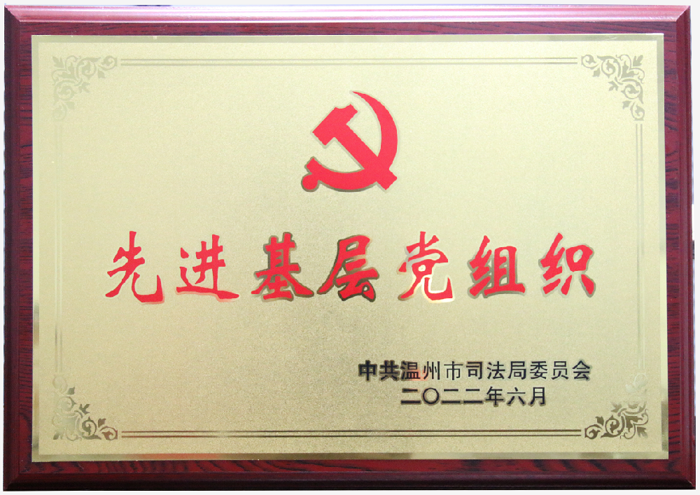 2021年市司法局先进基层党组织